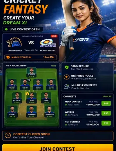 Betwinner247 (betwinner 247 login) fantasy cricket & matchday visual 3